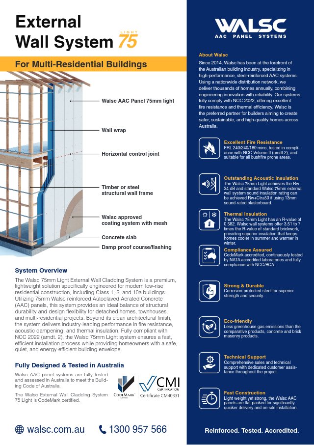Walsc External 75 System_Flyer