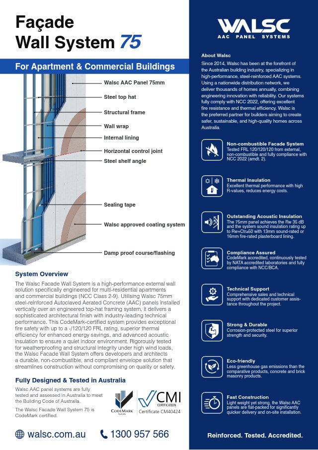 Walsc Facade System_Flyer