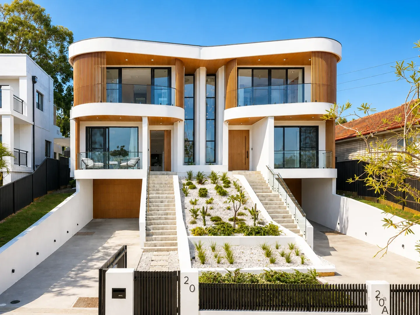 Walsc External Wall 75mm - Duplex houses - 20-20A Stuart Street, Ryde NSW 2112