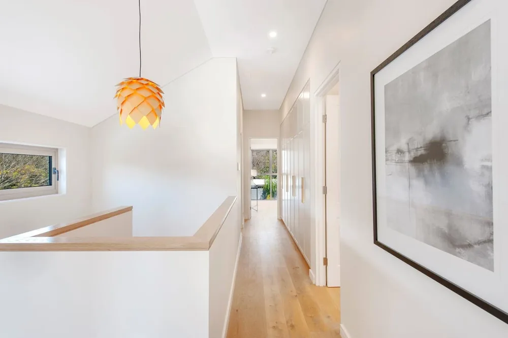 Interior hallway of a home with Walsc AAC flooring